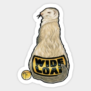 Ferret - Wide Load Sticker